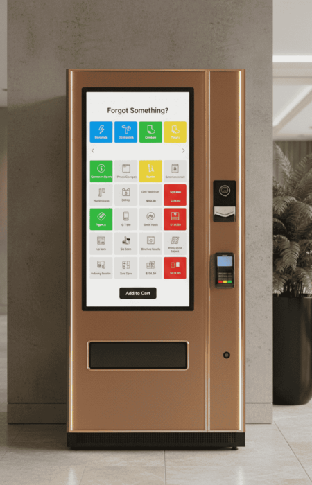 смарт вендинг машина за хотел 3