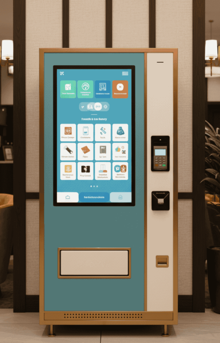 смарт вендинг машина за хотел 5